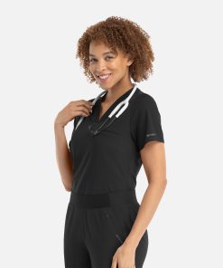 Womens Banded V-Neck Top 20301