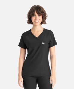 Luna - Tuckable Y-Neck Top 2502