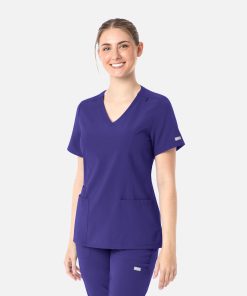 Womens Double V-Neck Top 5001