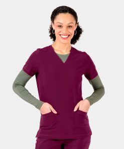 Womens V-Neck Top 4801