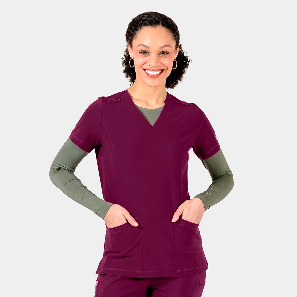 Womens V-Neck Top 4801