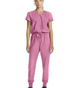 Womens Zip Front Jumpsuit MC510
