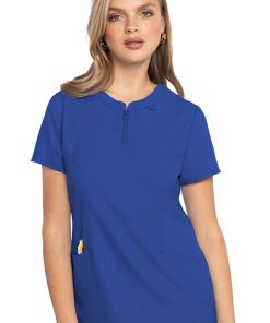 Zip Front Henley Top MC609